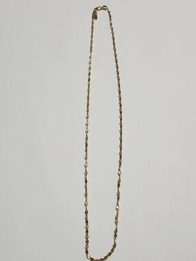 MAJ Gold Over Sterling Silver Chain Necklace 20" Length